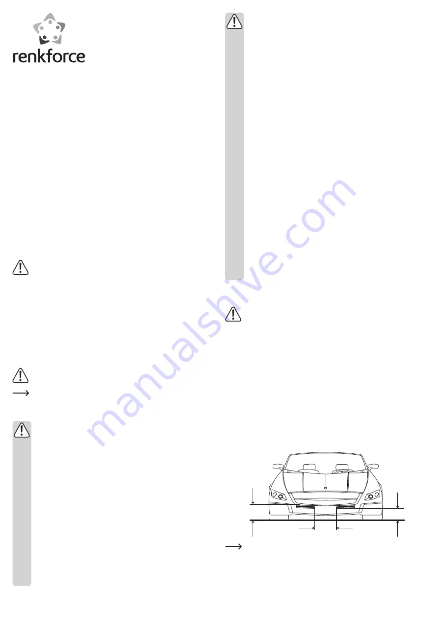 Renkforce TTX-8009 Operating Instructions Manual Download Page 3