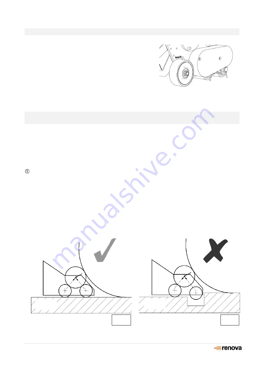 Renova moviroll MRE 100 XS Operating Instructions Manual Download Page 15