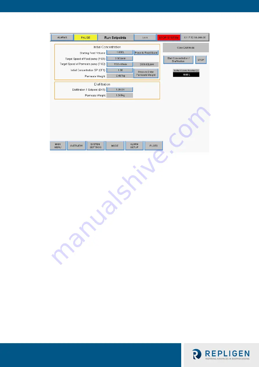 REPLIGEN KrosFlo TFDF User Manual Download Page 47