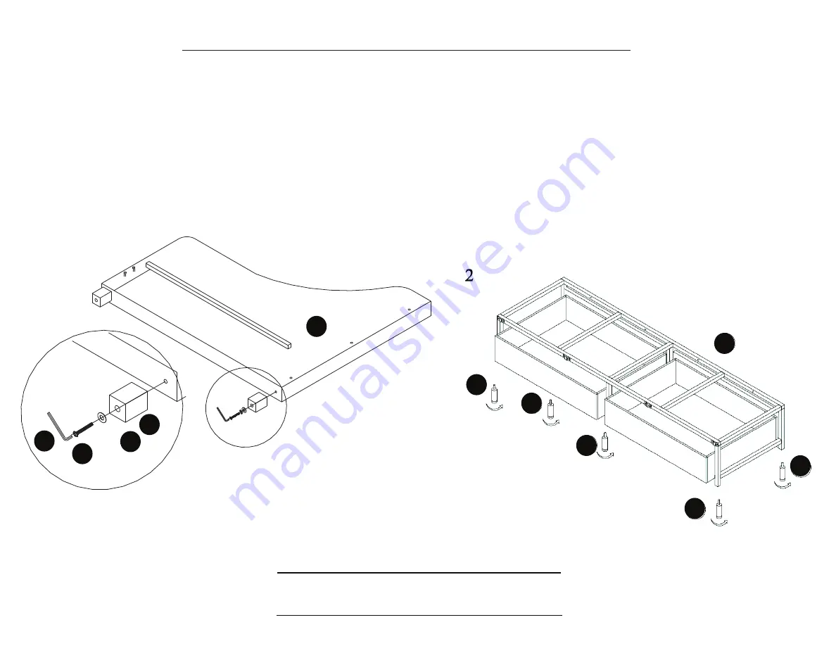 Republic Design House Laurin Daybed Assembly Instructions Manual Download Page 5