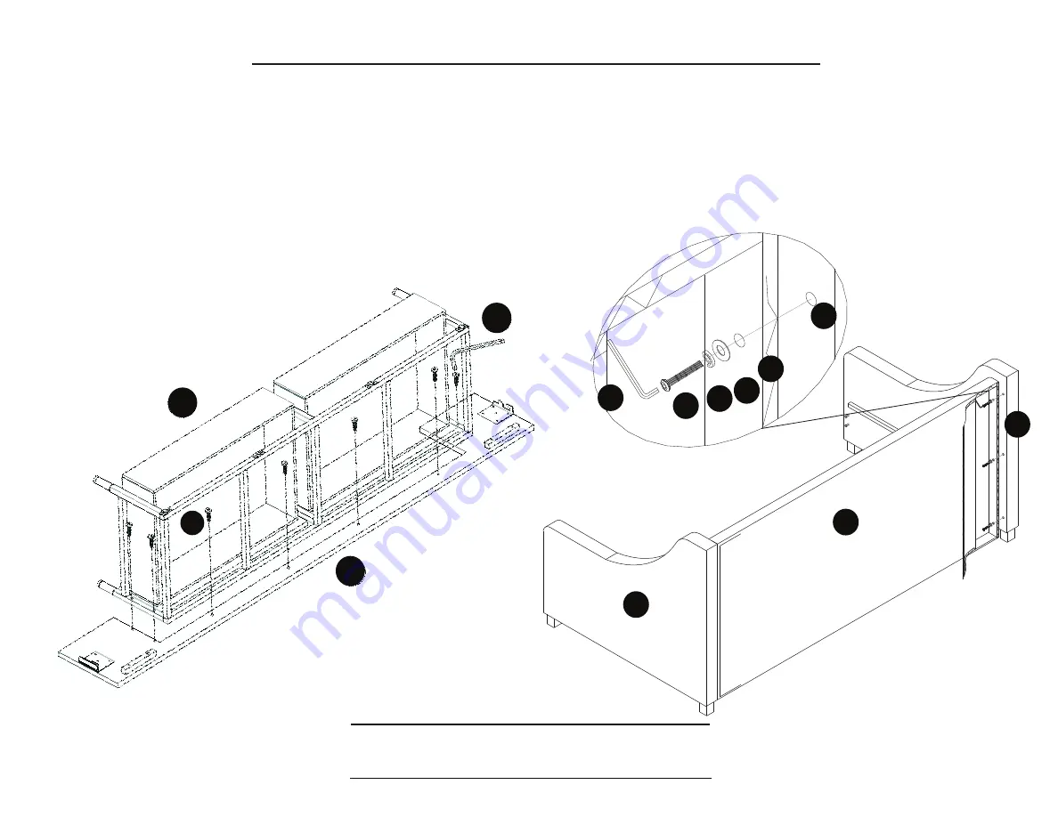 Republic Design House Laurin Daybed Assembly Instructions Manual Download Page 6