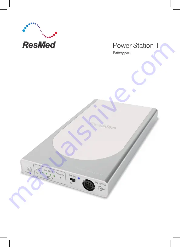 ResMed RPS II User Manual Download Page 1