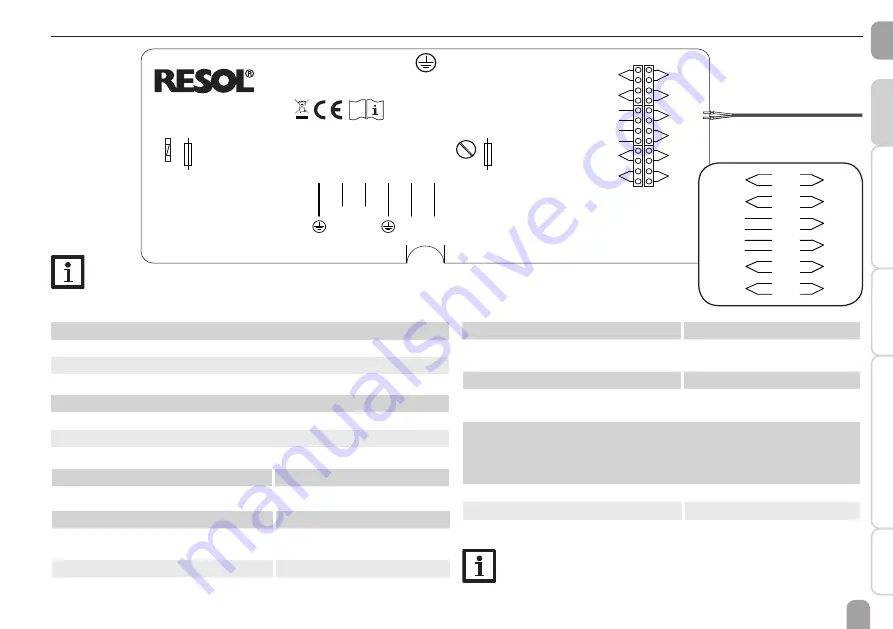 Resol DeltaTherm PV Manual For The Specialised Craftsman Download Page 11