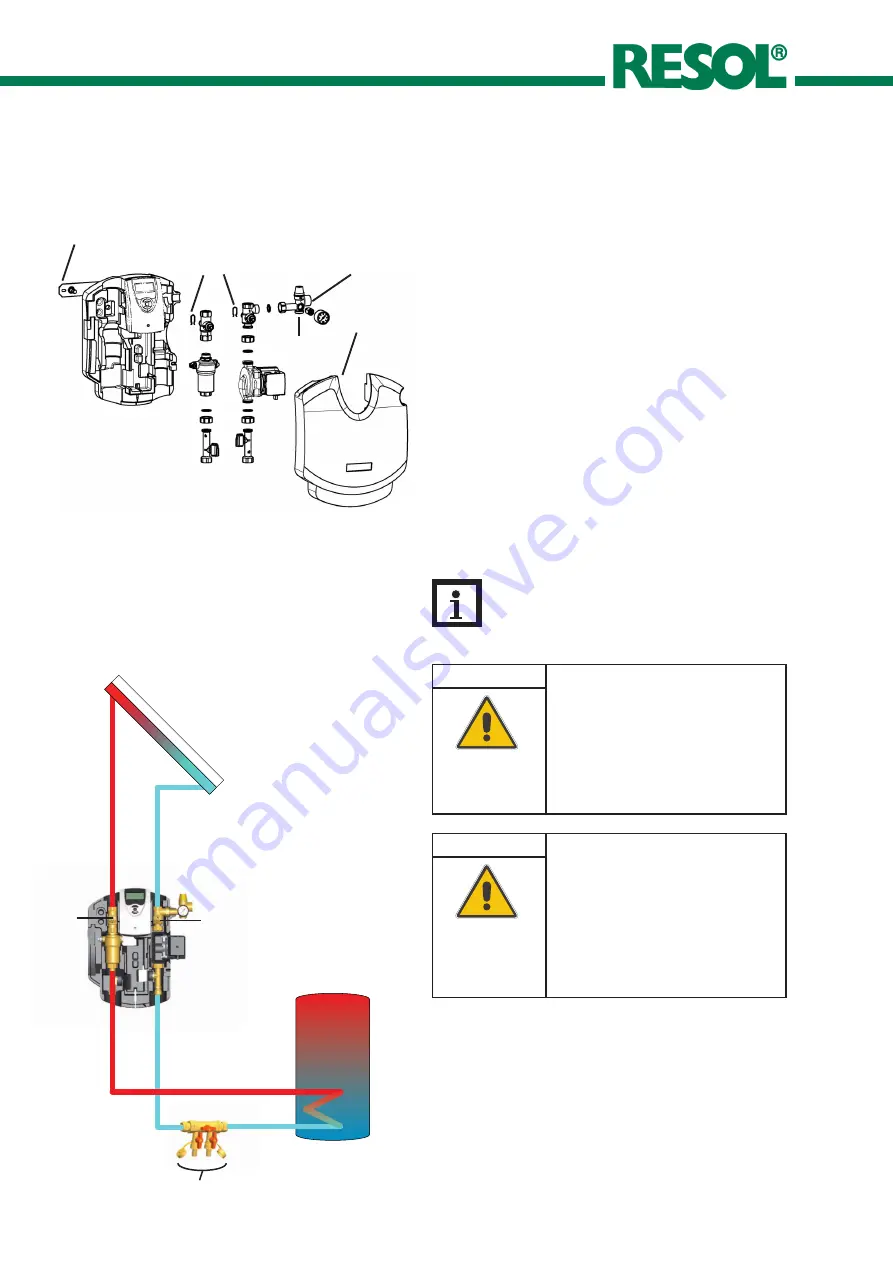 Resol FlowCon Sensor HE Скачать руководство пользователя страница 6