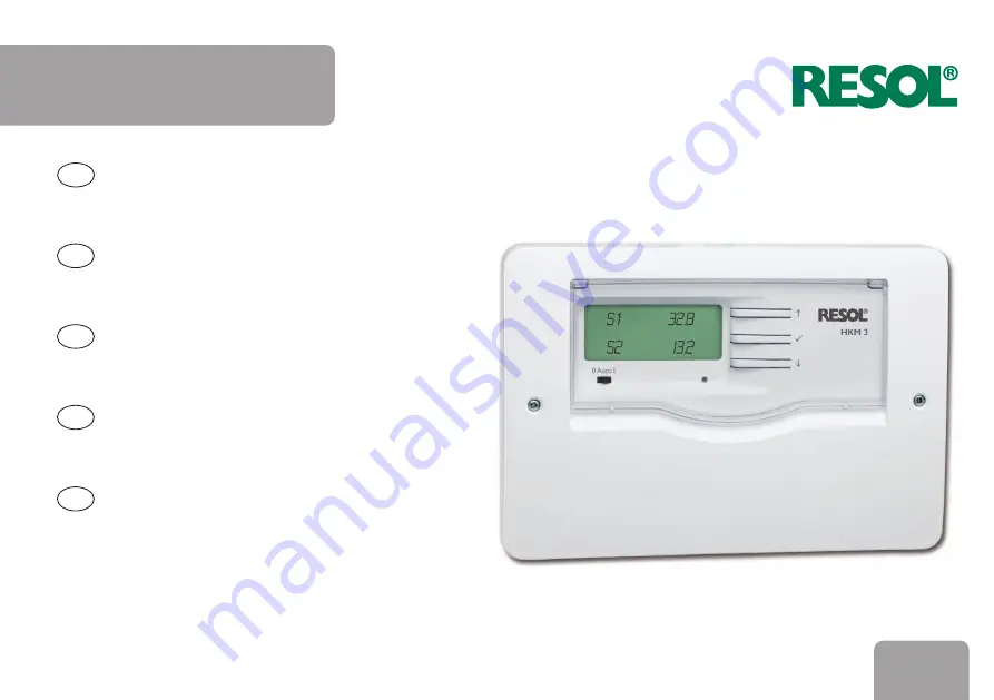 Resol HKM3 Скачать руководство пользователя страница 1