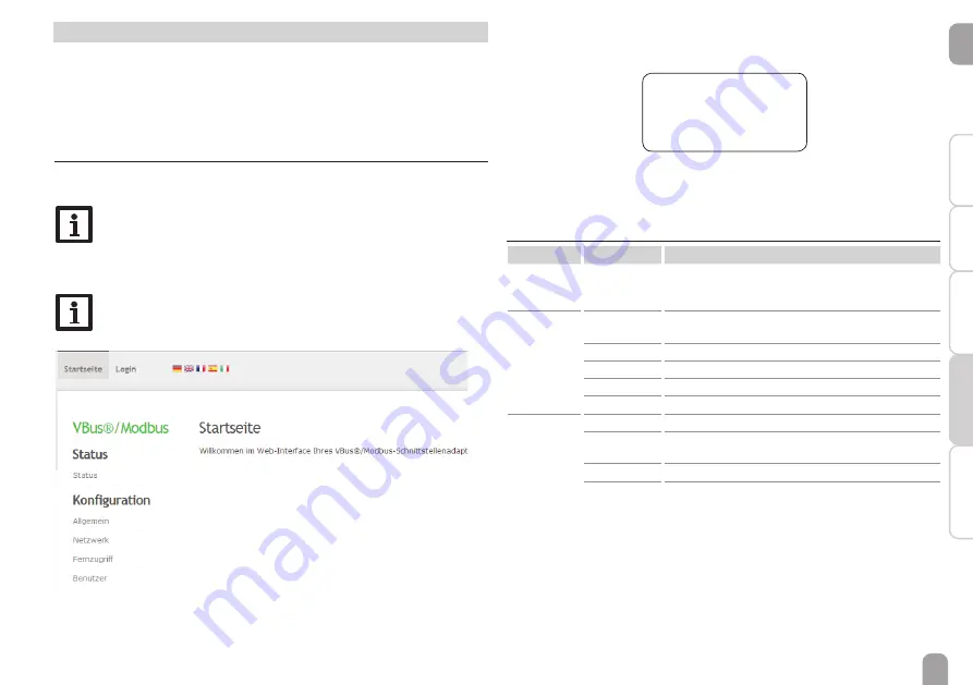 Resol VBus Modbus Manual Download Page 9