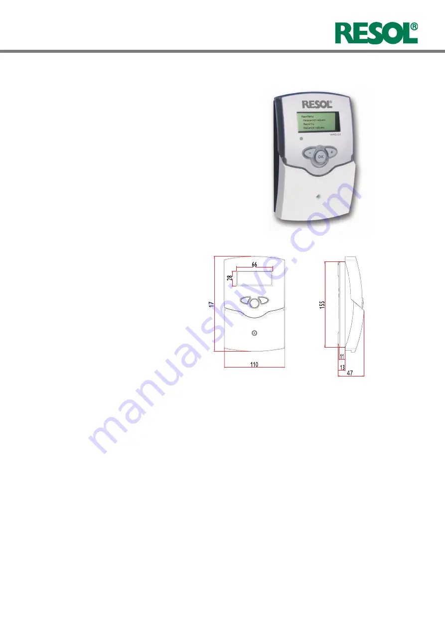 Resol WMZ-G1 Mounting, Connection, Operation Download Page 3