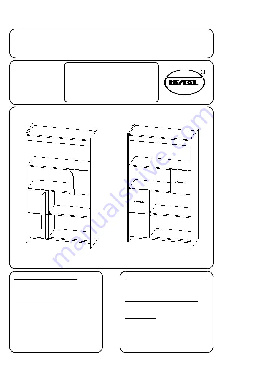 Restol Teen TER-1C Fitting-Up Instruction Download Page 1