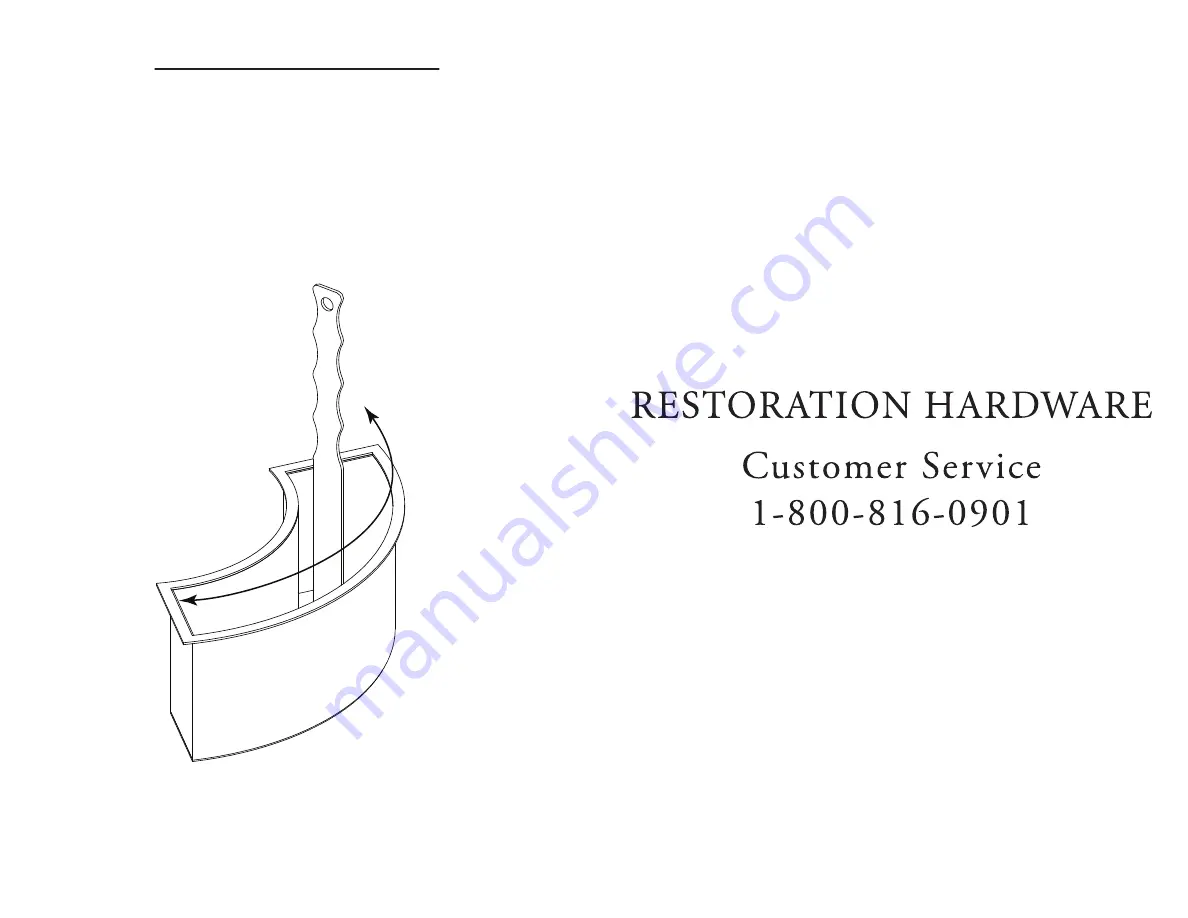 Restoration Hardware 26100048 Скачать руководство пользователя страница 6