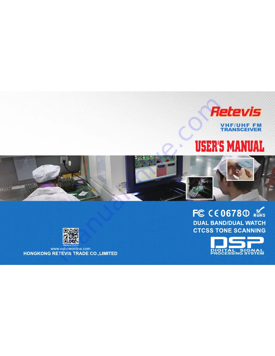 Retevis RT-5RV User Manual Download Page 1