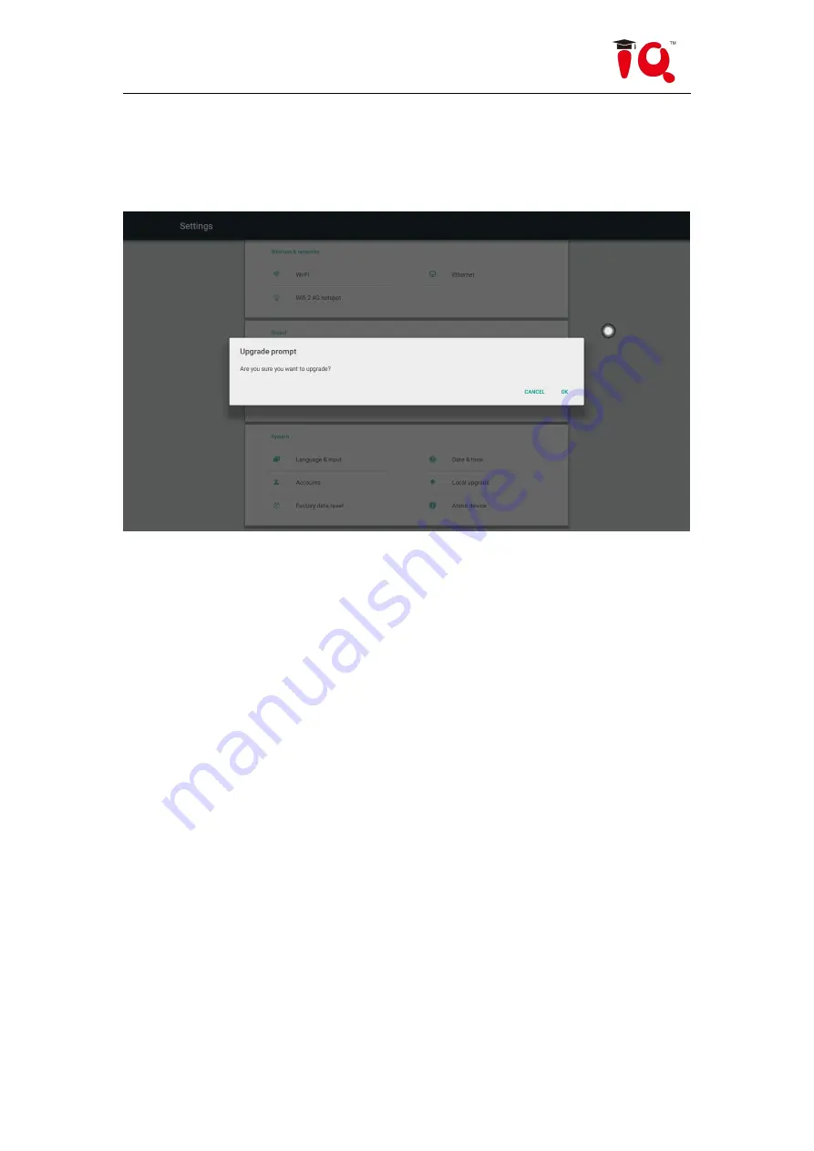 Returnstar Interactive Tech IQTouch L Series User Manual Download Page 28