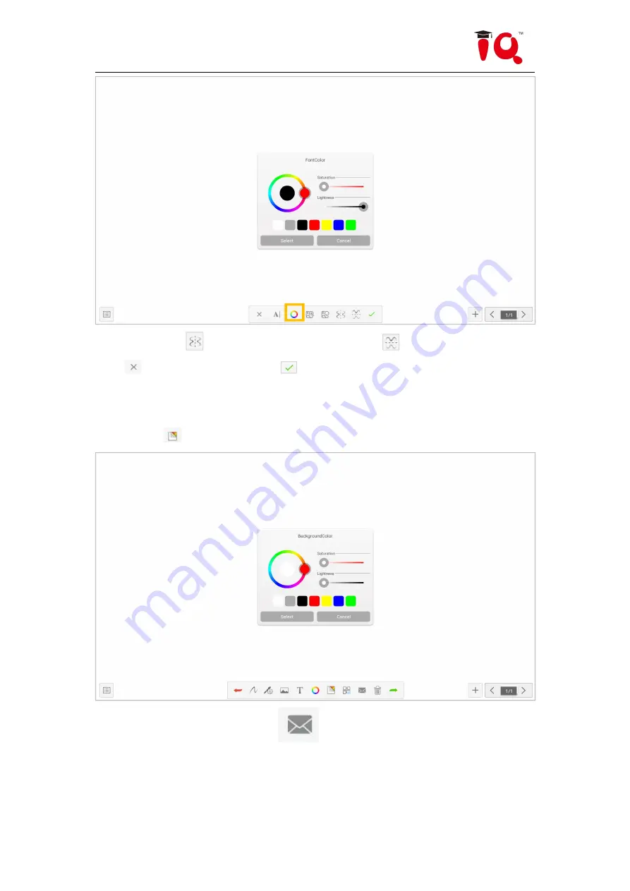 Returnstar Interactive Tech IQTouch L Series User Manual Download Page 36