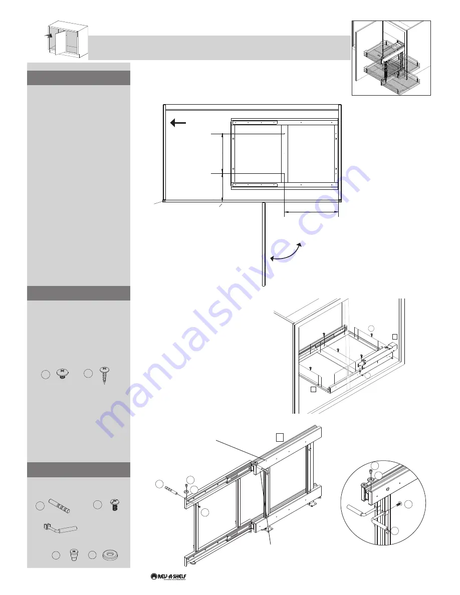 Rev-A-Shelf 53PSP-15SC-FOG Installation Instructions Manual Download Page 8