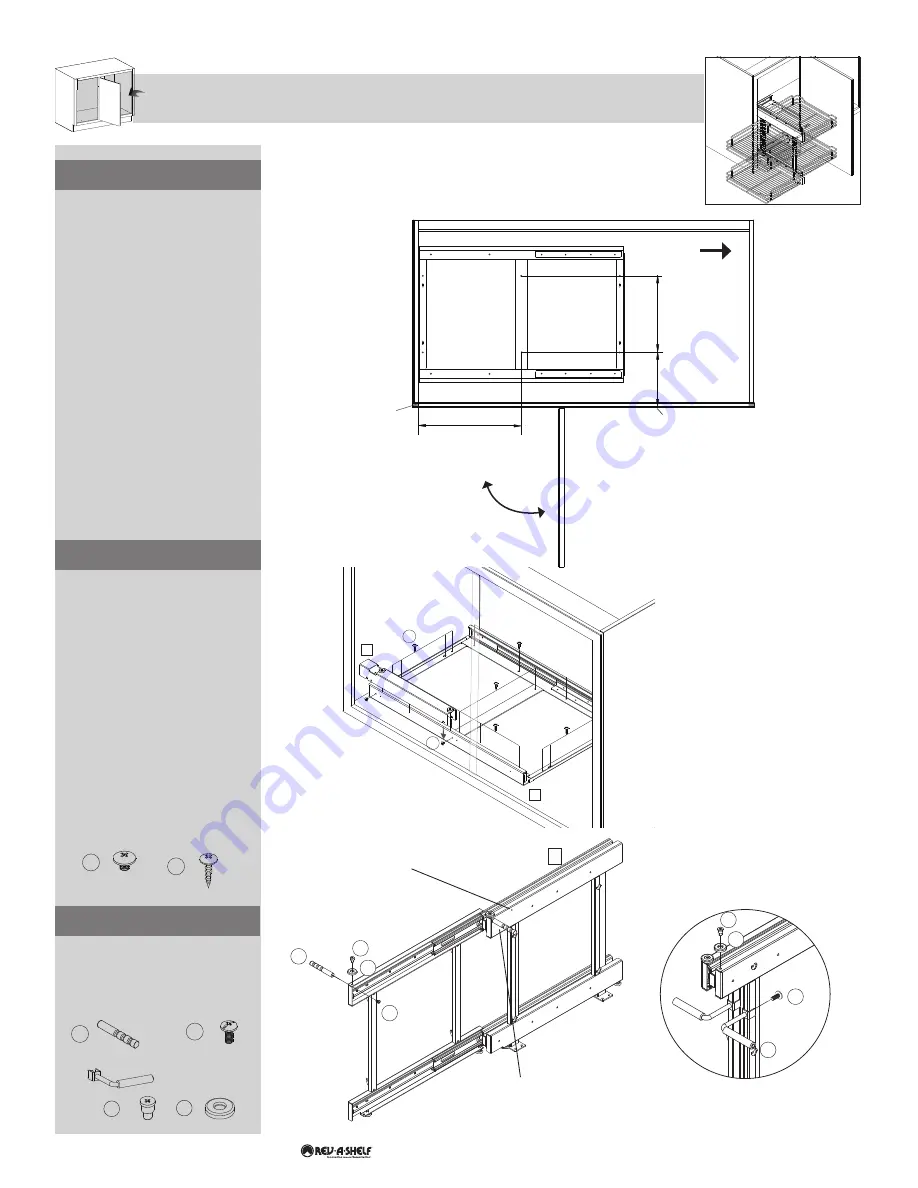 Rev-A-Shelf 53PSP-15SC-FOG Installation Instructions Manual Download Page 16