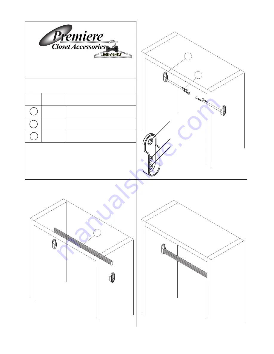 Rev-A-Shelf CRC-36CR Installation Instructions Manual Download Page 2