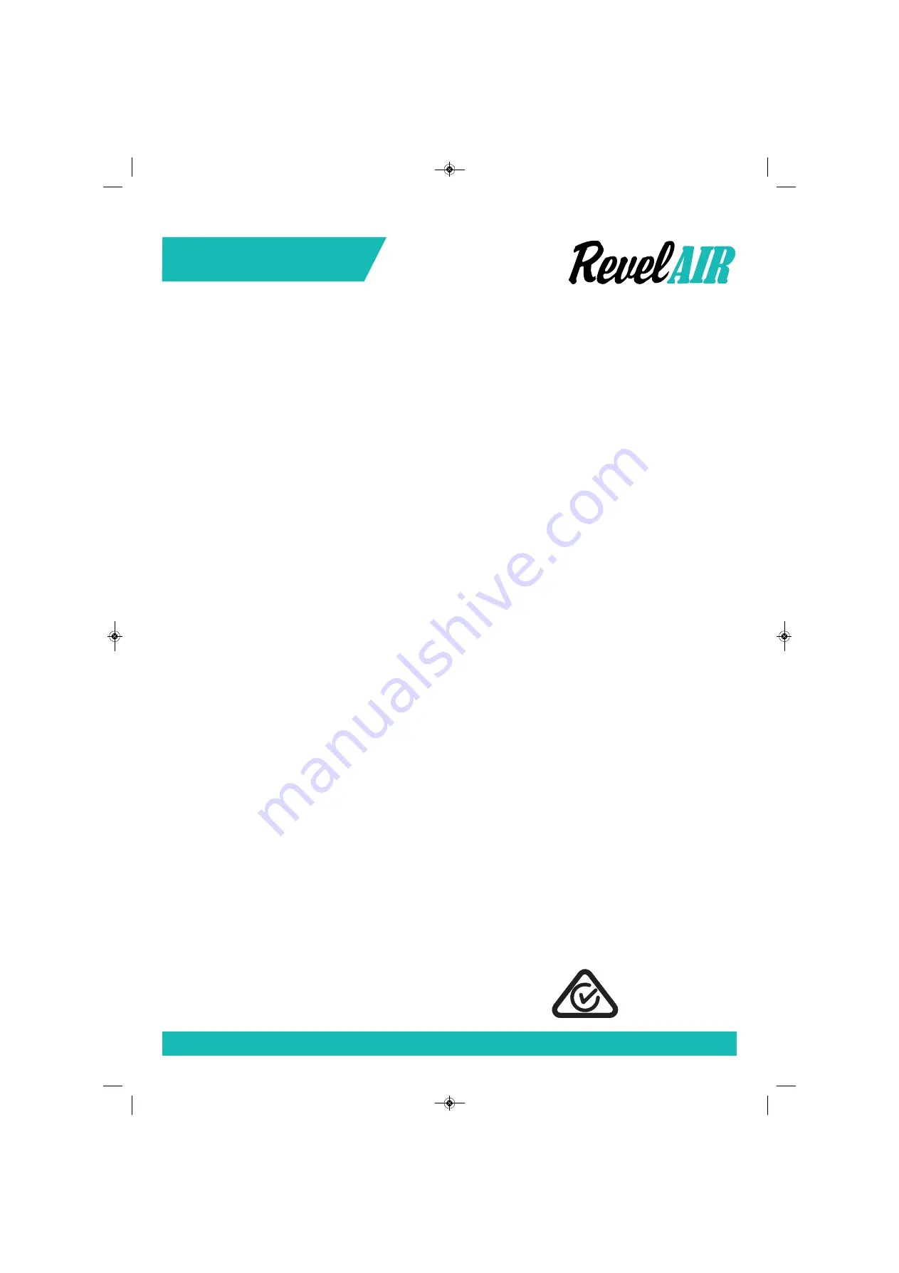 Revel AIR ROMA Series Instruction Manual Download Page 13