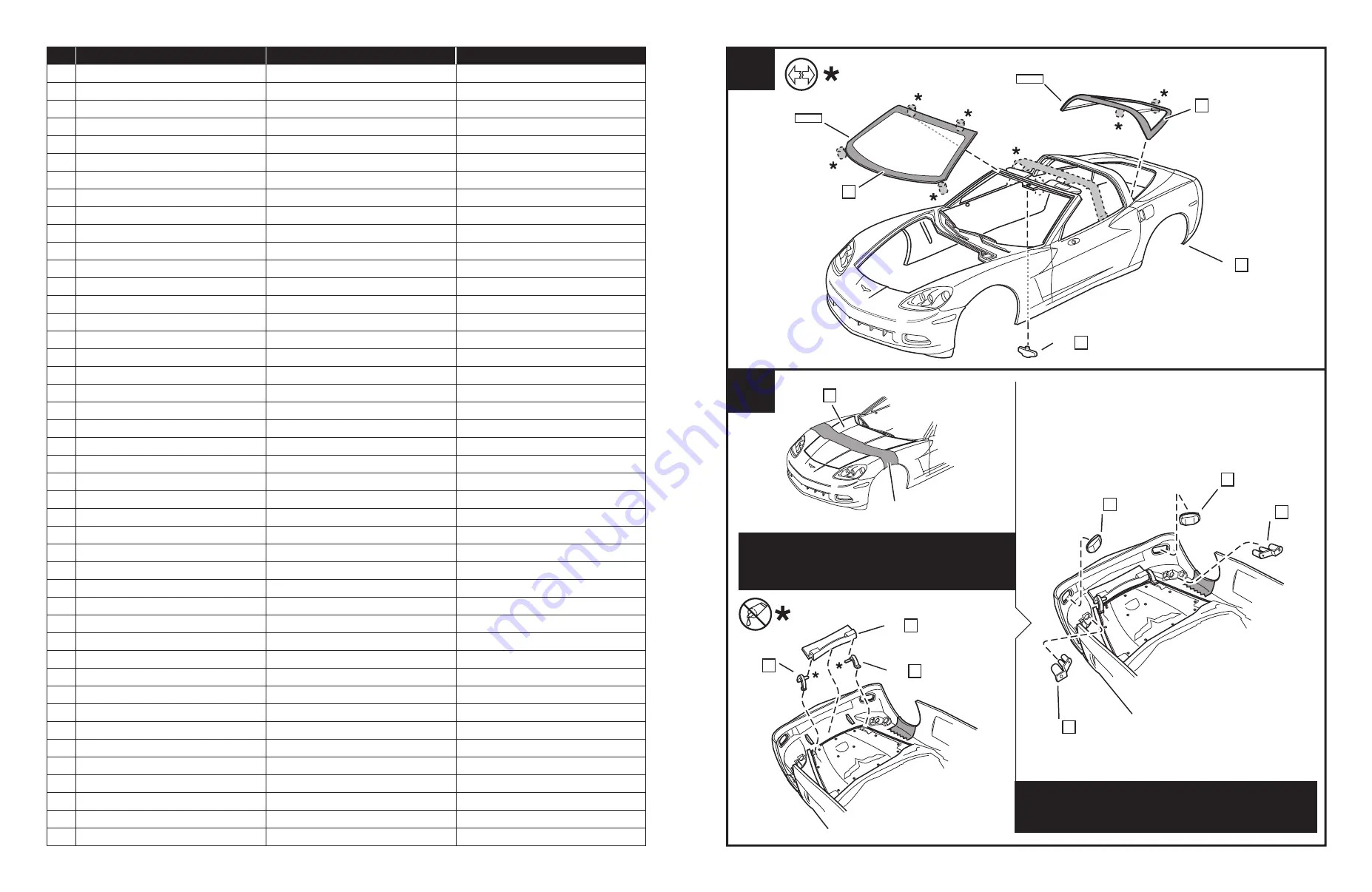 REVELL 05 Corvette C6 Manual Download Page 4