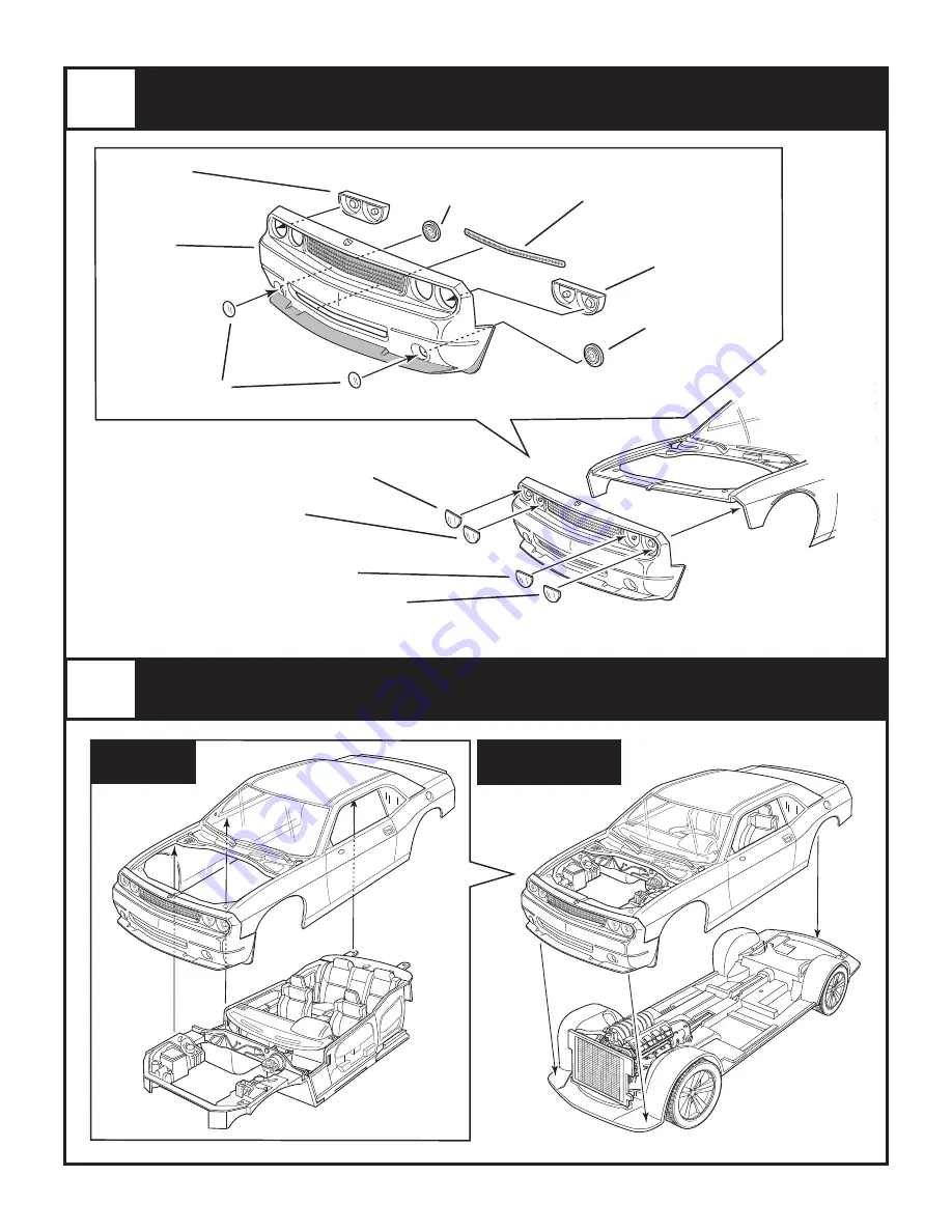 REVELL '09 Dodge Challenger SRT8 Скачать руководство пользователя страница 6