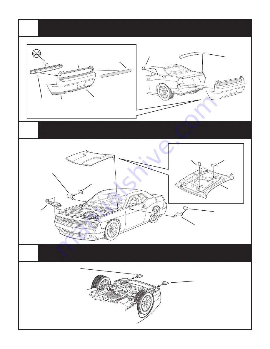 REVELL '09 Dodge Challenger SRT8 Скачать руководство пользователя страница 7