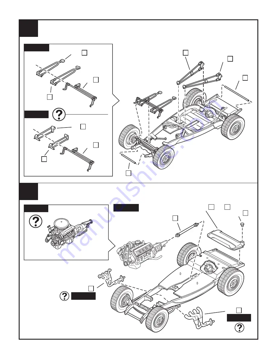 REVELL 1932 Ford 5 Window Coupe 2N'1 Assembly Manual Download Page 10