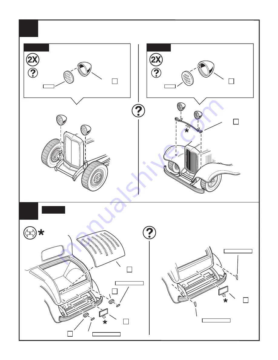 REVELL 1932 Ford 5 Window Coupe 2N'1 Assembly Manual Download Page 17