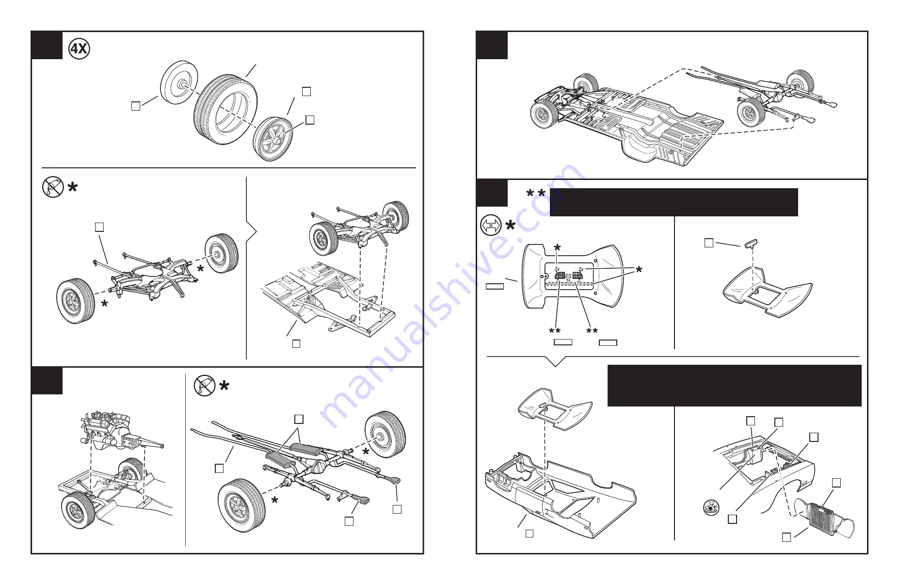 REVELL 1970 PLYMOUTH SUPERBIRD Manual Download Page 6