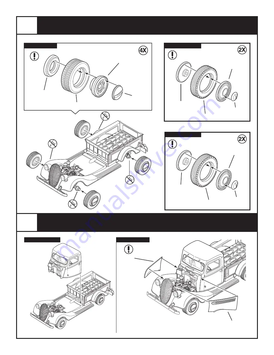 REVELL '37 Ford Pickup Street Rod 2 'N 1 Manual Download Page 10