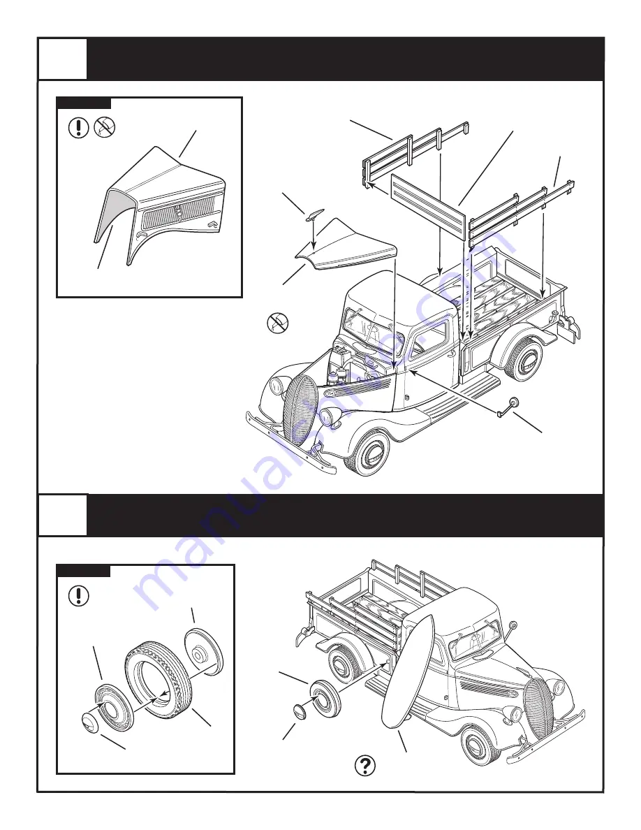 REVELL '37 Ford Pickup Street Rod 2 'N 1 Manual Download Page 11