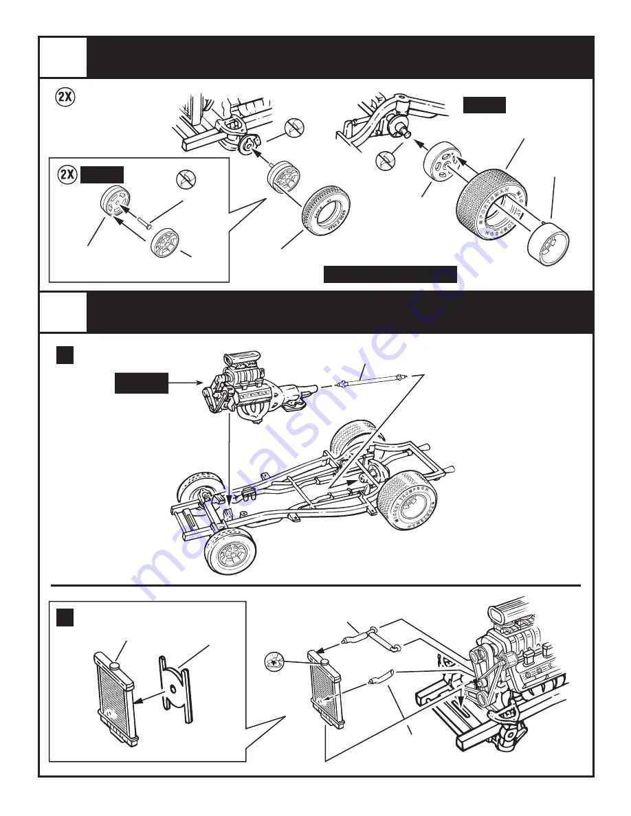 REVELL 41 Willys Street Rod Assembly Manual Download Page 5