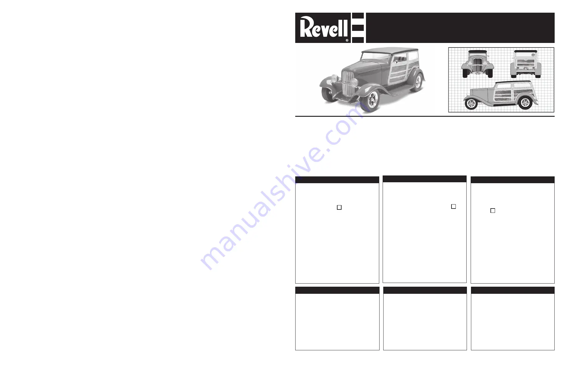 REVELL 4373 Manual Download Page 1