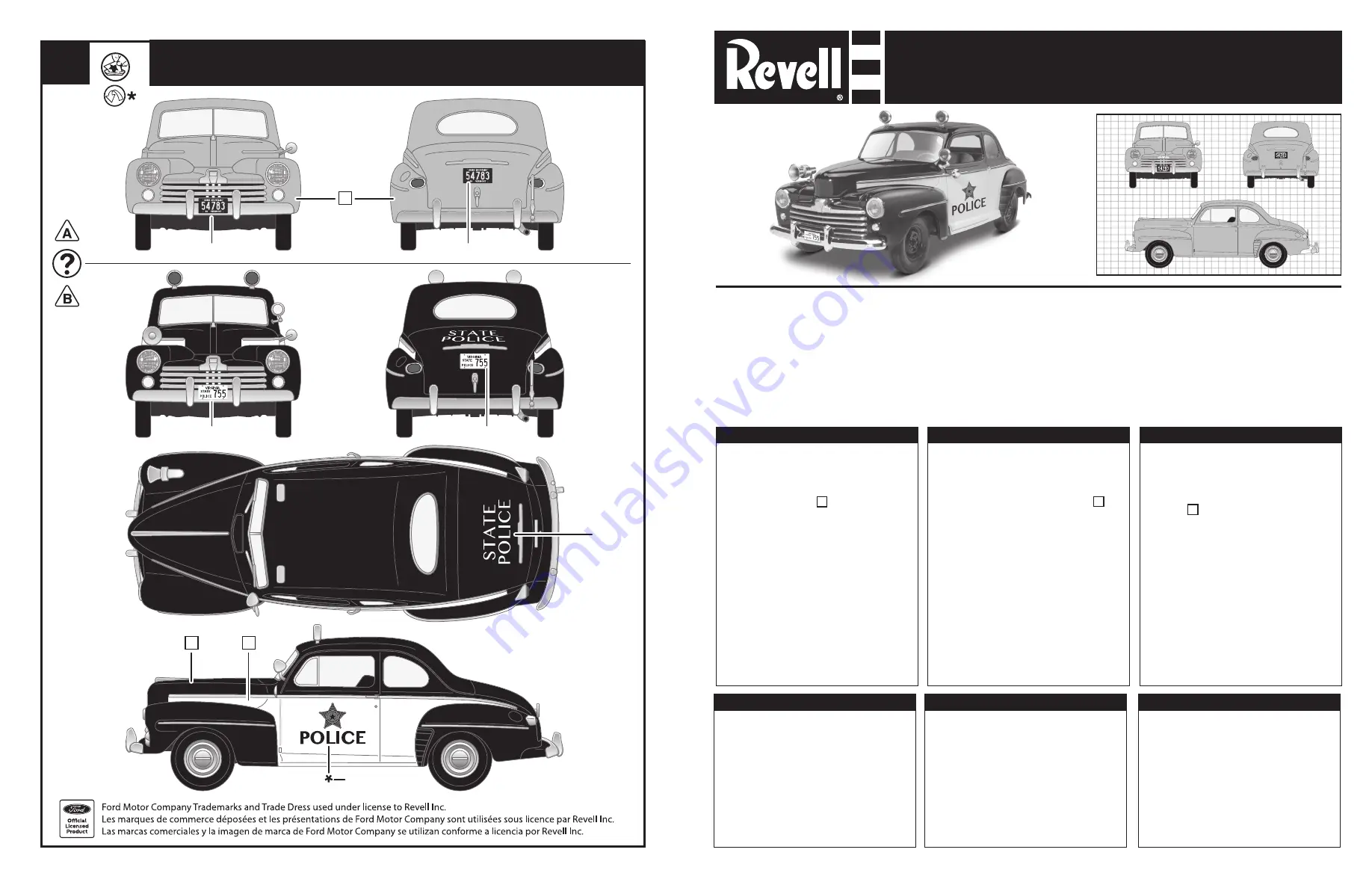 REVELL 48' FORD COUPE 2 'N 1 Manual Download Page 16