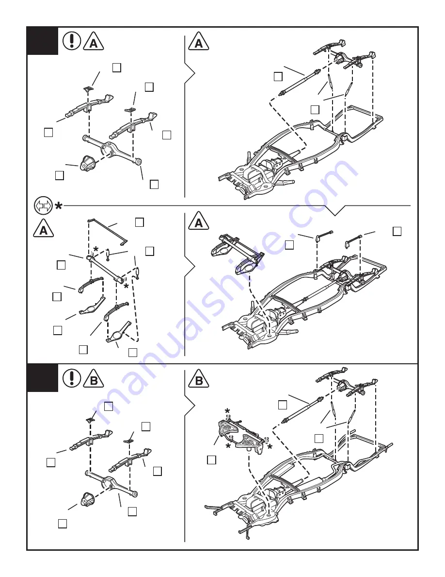 REVELL '57 FORD SEDAN GASSER 2'N1 Manual Download Page 8