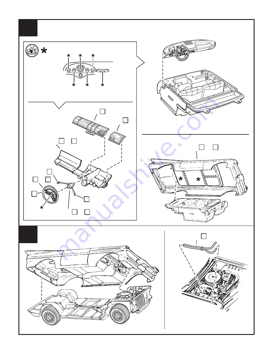 REVELL '59 CHEVY IMPALA CONVERTIBLE 2' 1 User Manual Download Page 10