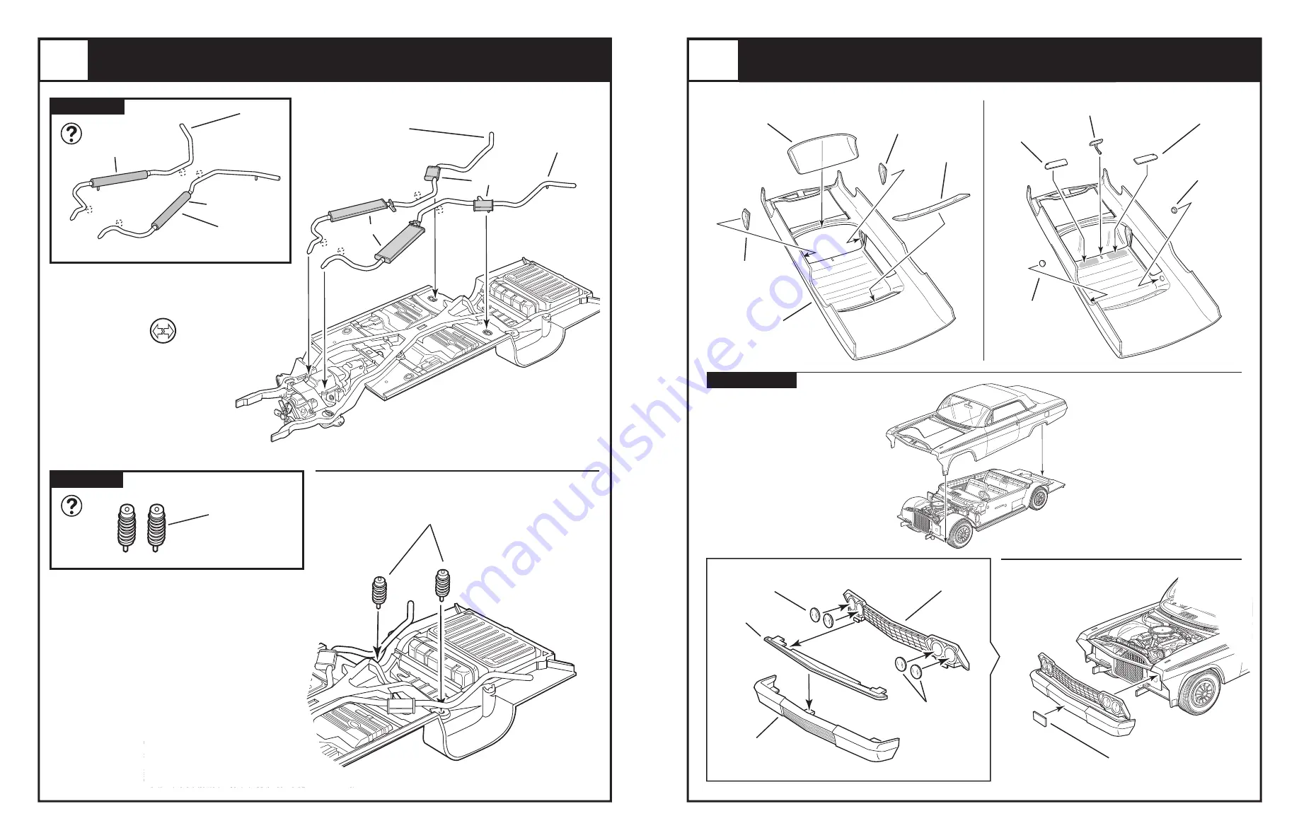 REVELL 62 Chevy Impala Hardtop Manual Download Page 4