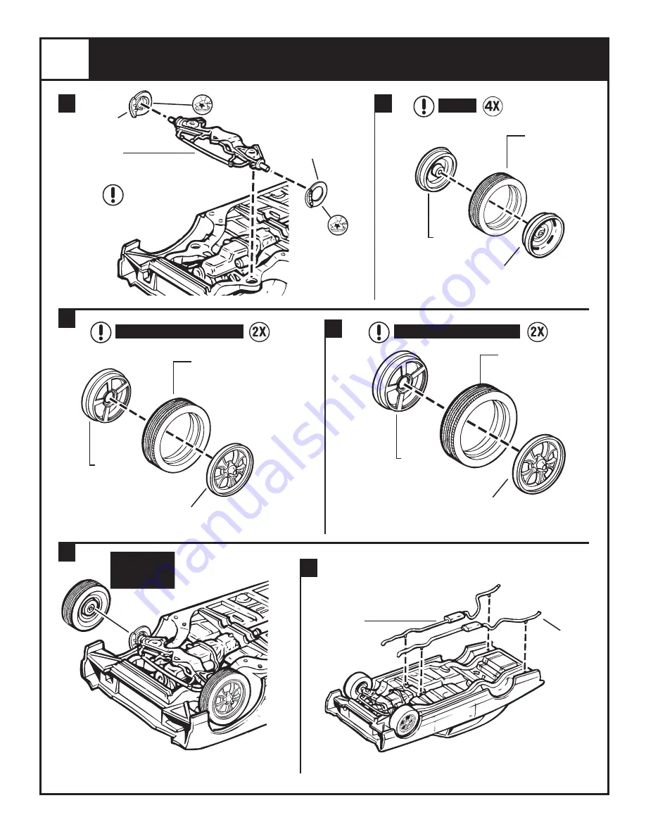 REVELL '67 Chevelle SS 396 Скачать руководство пользователя страница 5