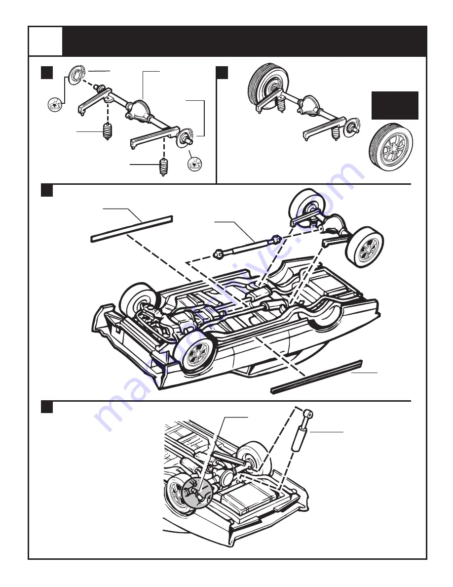 REVELL '67 Chevelle SS 396 Assembly Manual Download Page 6