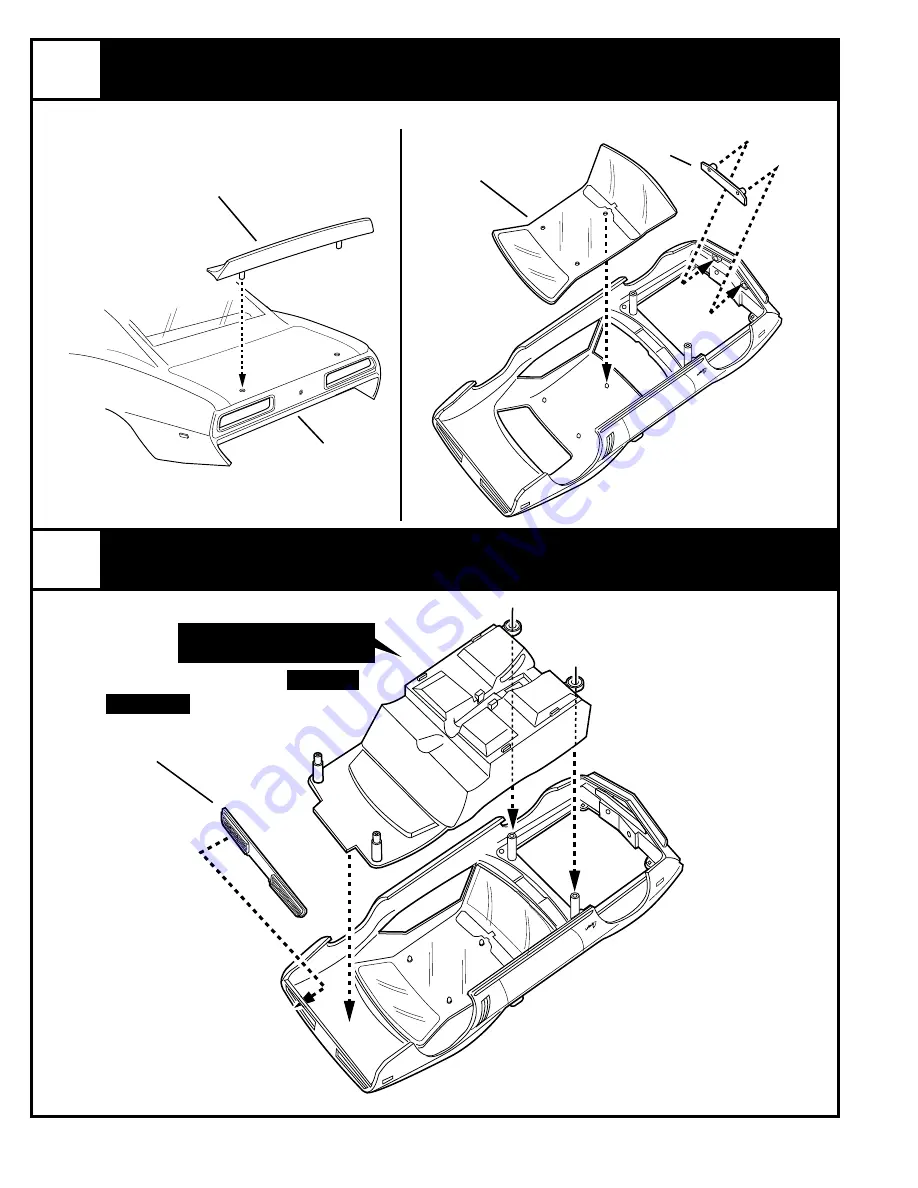 REVELL '69 Camaro Z/28 SS Assembly Manual Download Page 3