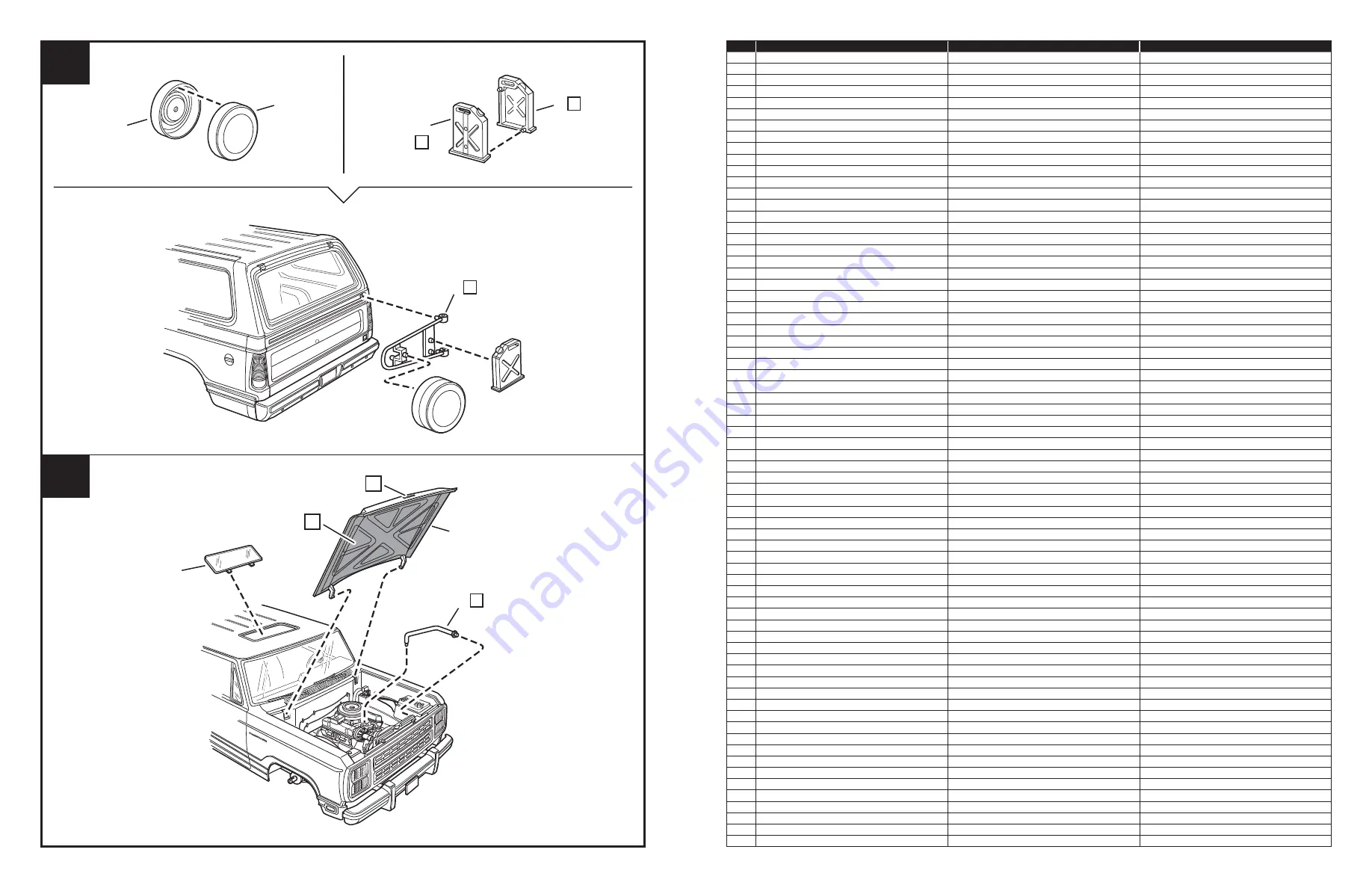 REVELL 80 DODGE RAMCHARGER Assembly Manual Download Page 10