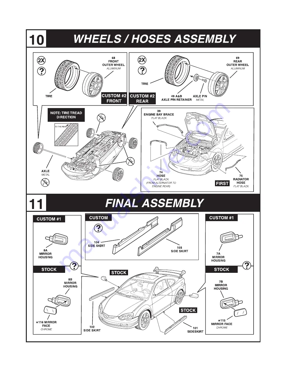 REVELL Acura RSX Type S Скачать руководство пользователя страница 7