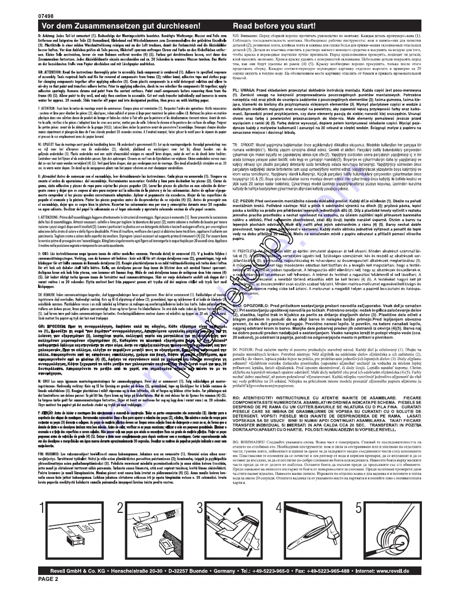 REVELL Bussing 8000 S13 Assembly Manual Download Page 2