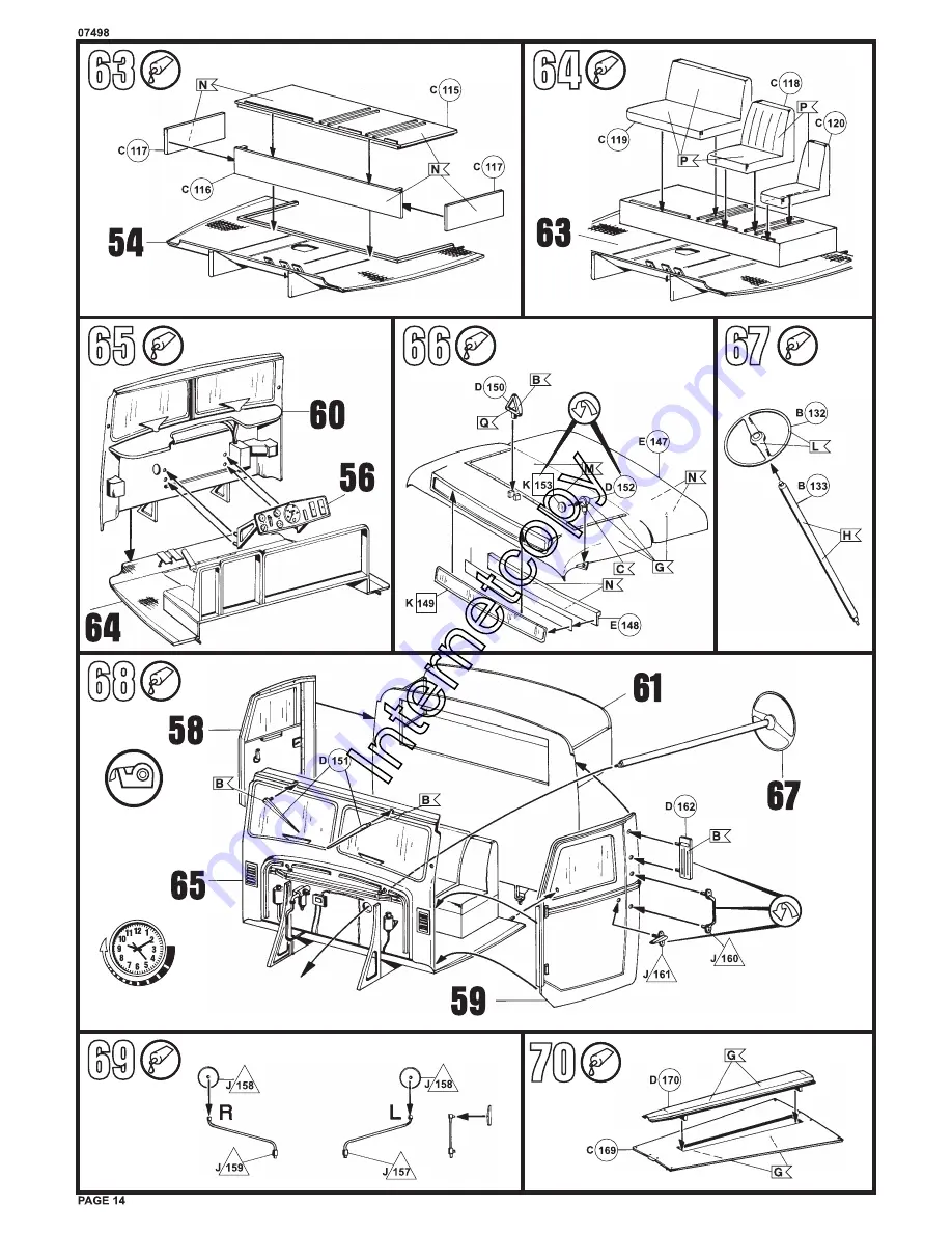 REVELL Bussing 8000 S13 Assembly Manual Download Page 14