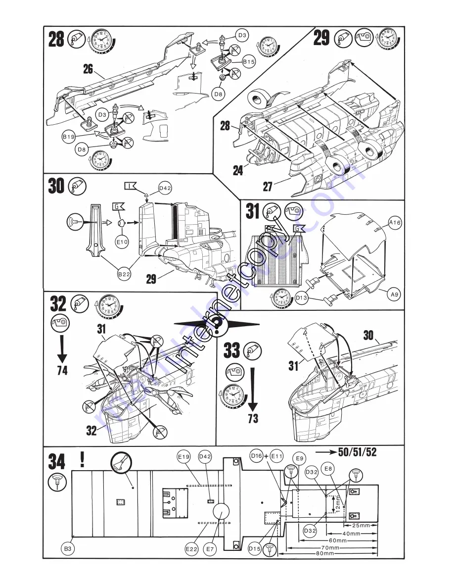 REVELL Chinook HC Mk.1 Assembly Manual Download Page 8