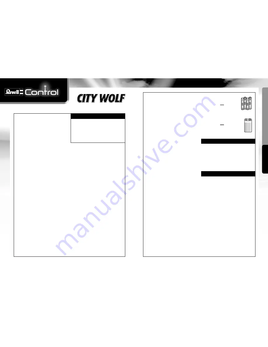 REVELL City Wolf User Manual Download Page 8