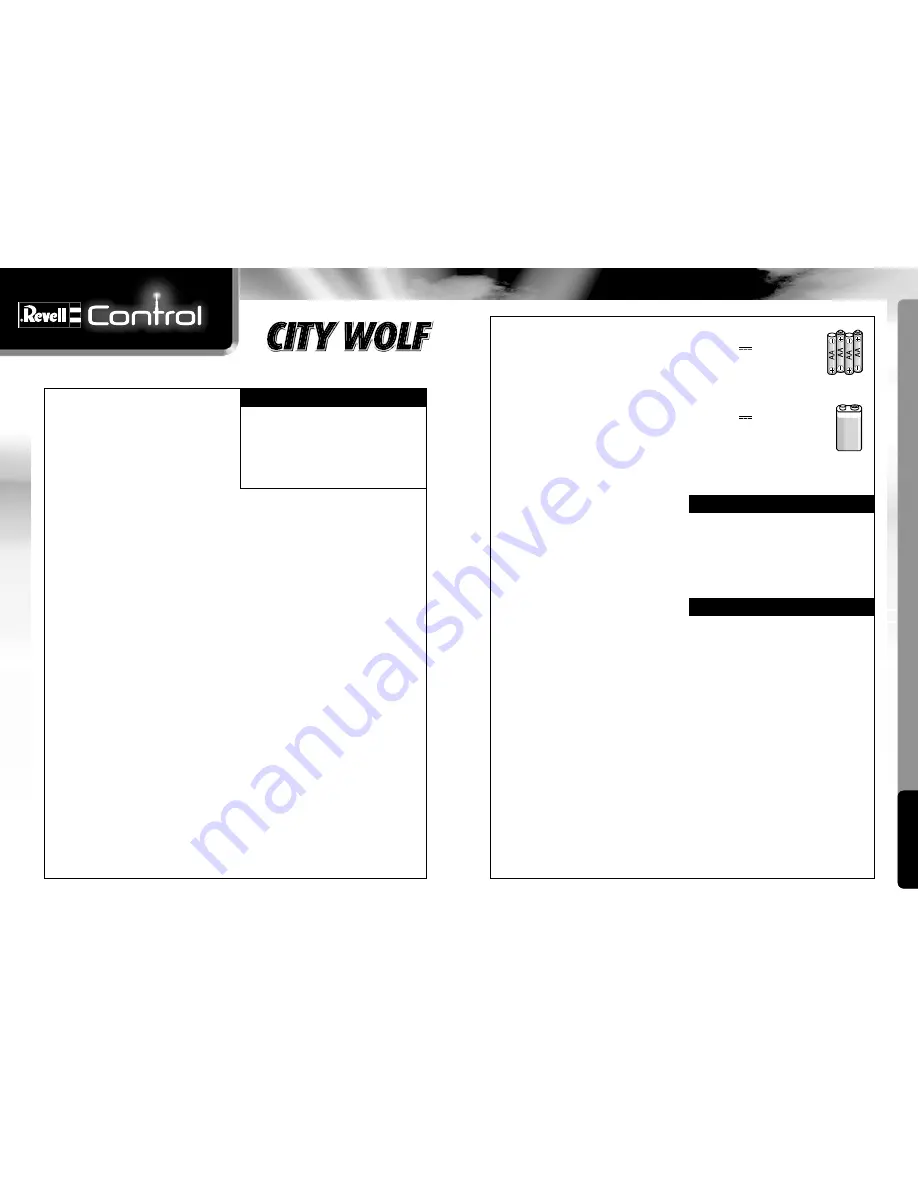 REVELL City Wolf User Manual Download Page 14