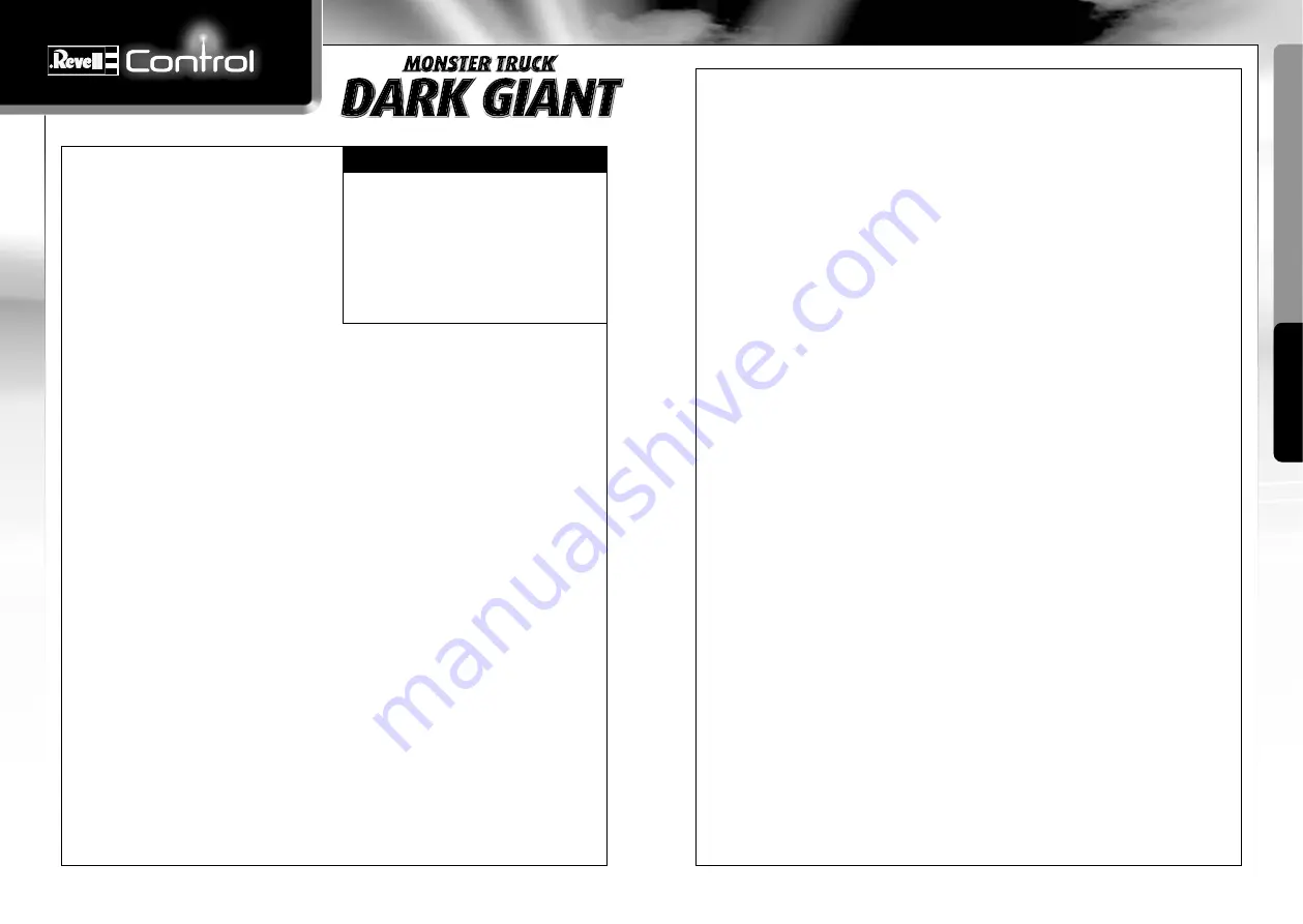 REVELL Dark Giant User Manual Download Page 10