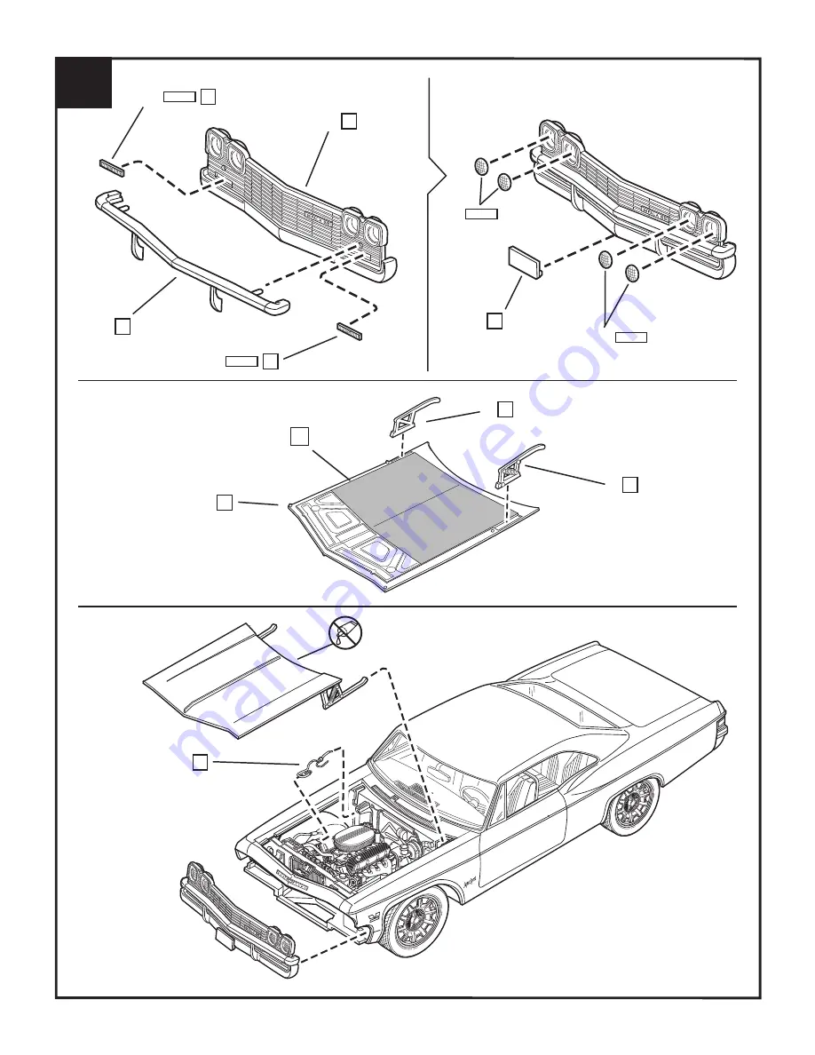 REVELL FOOSE 65 CHEVY  IMPALA Скачать руководство пользователя страница 13