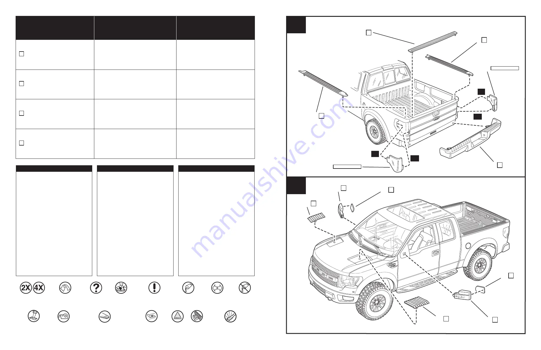 REVELL FORD F-150 SVT RAPTOR Скачать руководство пользователя страница 2