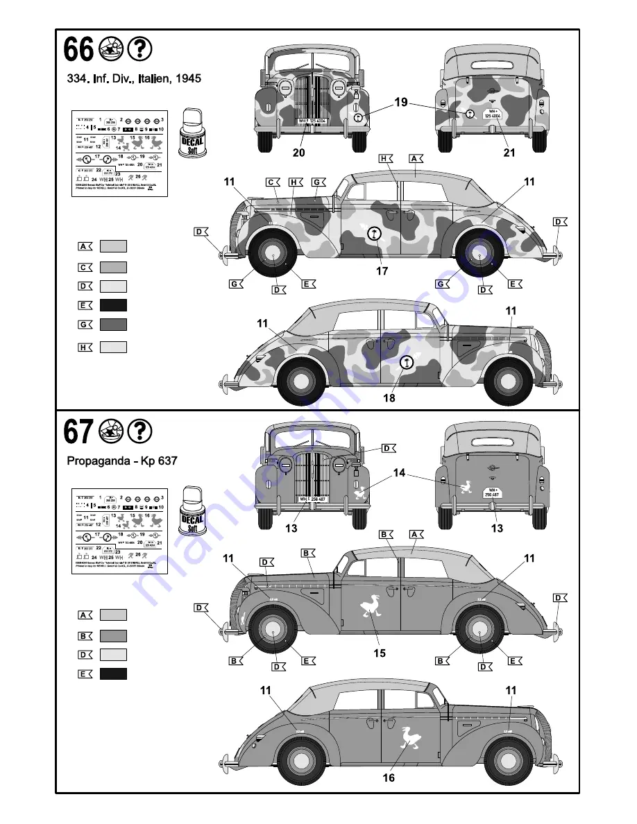 REVELL German Staff Car 