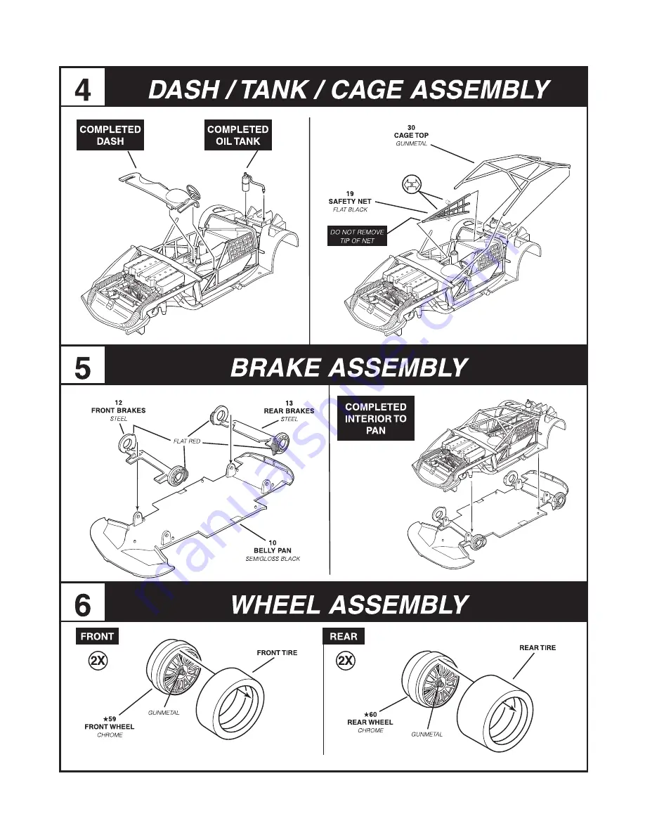 REVELL KIT 2016 Assembly Manual Download Page 4