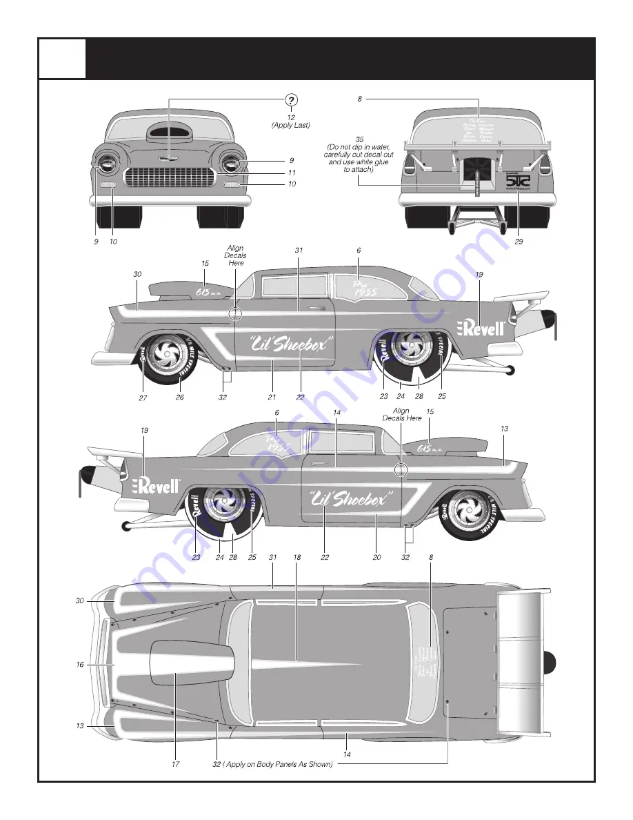 REVELL KIT 2046 Assembly Manual Download Page 8